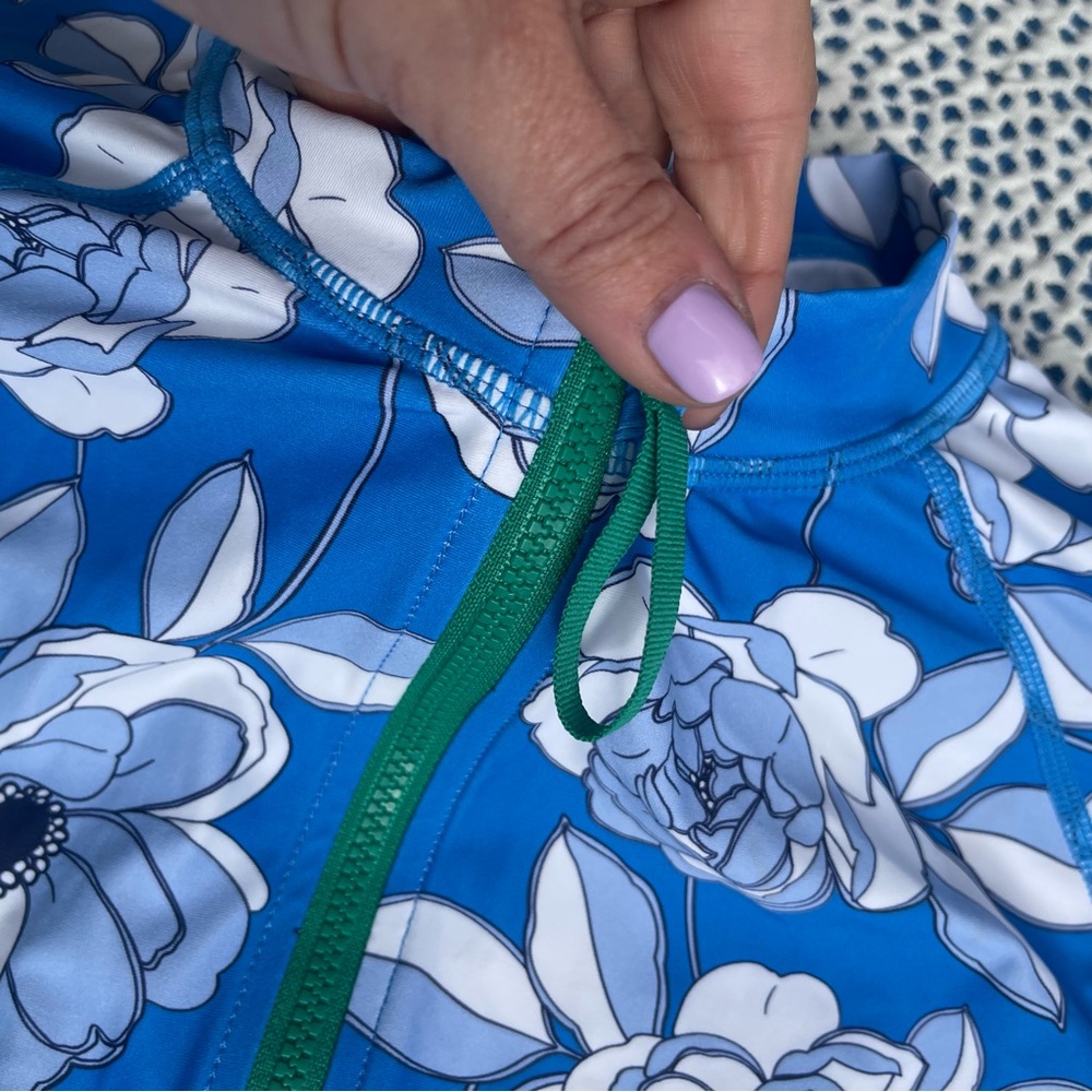 J. Crew Blue and Green Rashguard Swim Set - Picture 6 of 7